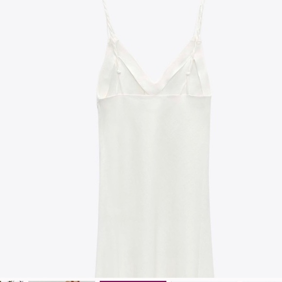 Zara Lace Detail Slip Dress Limited Edition Size M - Picture 7 of 14